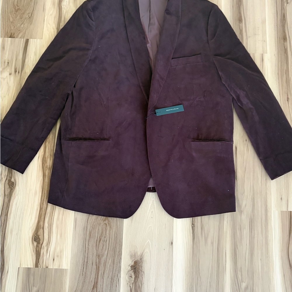 Perry Ellis Dark Purple Blazer